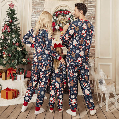 Christmas Pajamas for Family,Polyester Christmas Pjs Matching Sets,Mommy and Me Matching Outfits