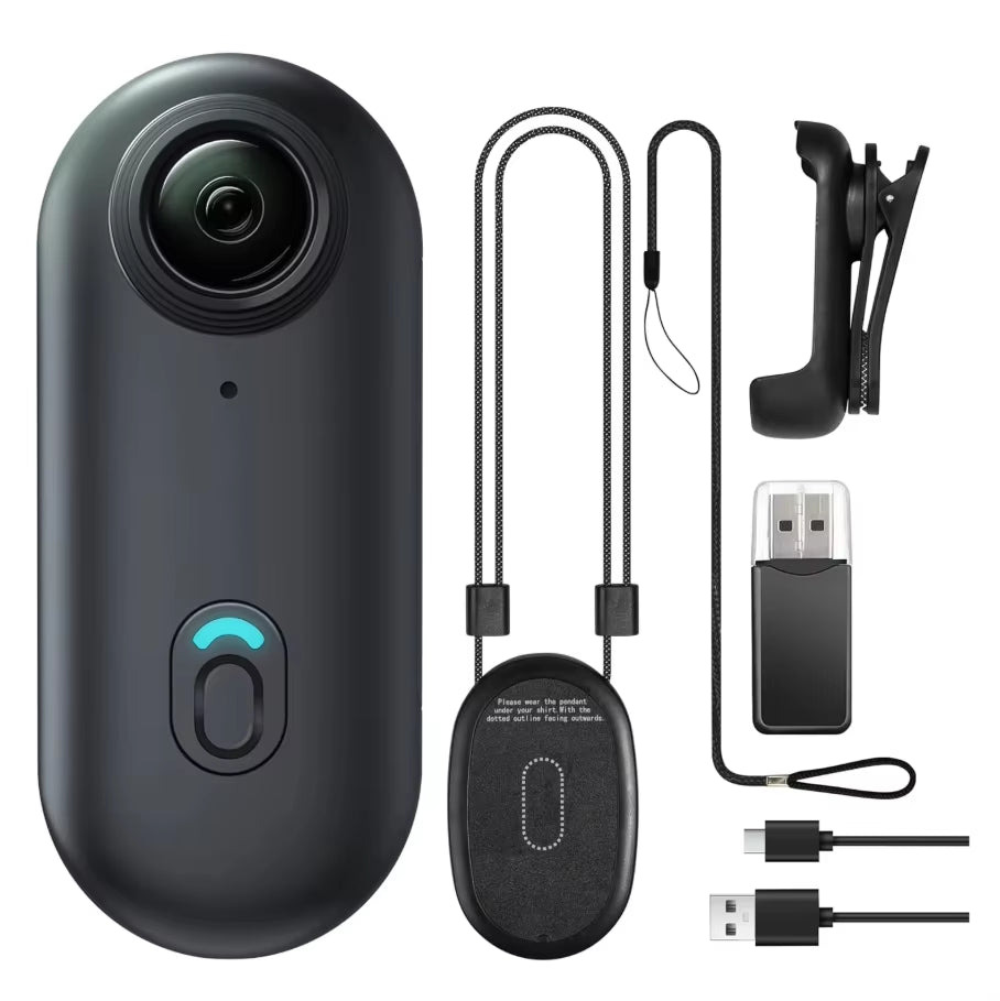 4K Mini Action Camer Wearable Cam with Waterproof Shell Wifi Bike Camera Friendly for Casual Cycling Vlog Action Wifi