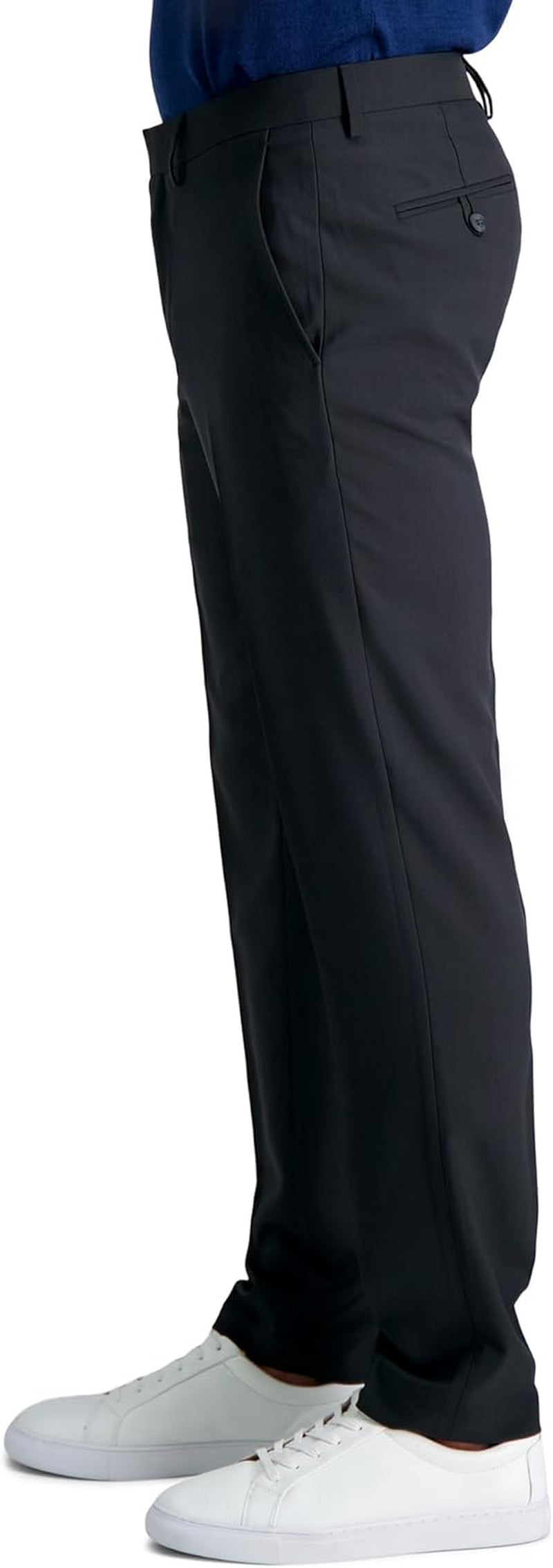 Mens Smart Wash Mens Slim Fit Flat Front Suit Separates Pant