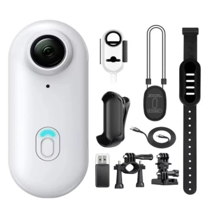 4K Mini Action Camer Wearable Cam with Waterproof Shell Wifi Bike Camera Friendly for Casual Cycling Vlog Action Wifi