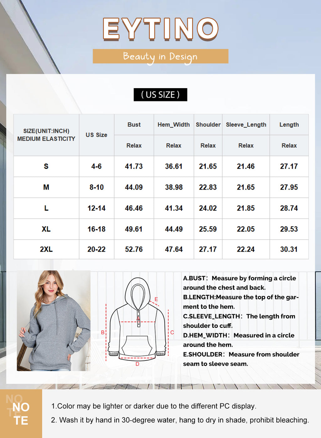 Hoodies for Women Fall Sweatshirts for Women Drawstring Long Sleeve Hoodies Pullover Knit Top with Pocket Pink M
