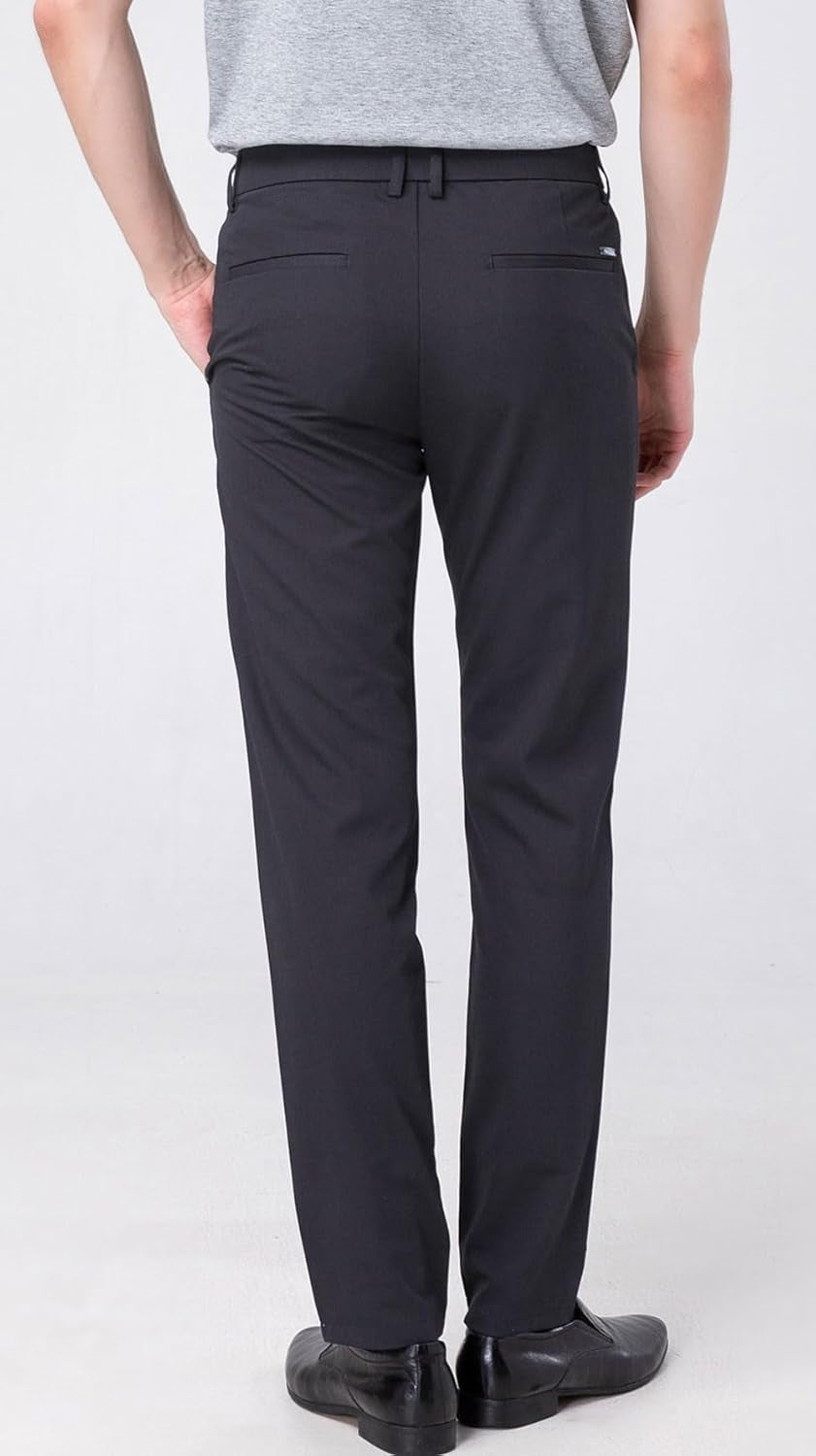Men’S Slim Fit Dress Pants Stretch Dress Pants