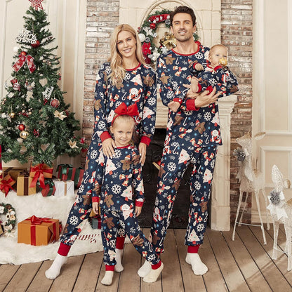 Christmas Pajamas for Family,Polyester Christmas Pjs Matching Sets,Mommy and Me Matching Outfits