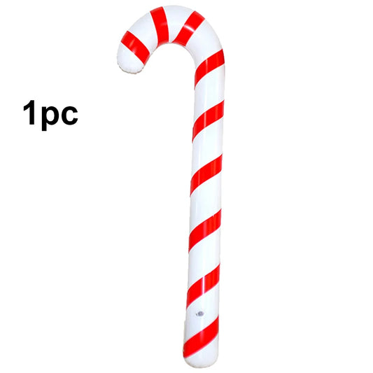 10/1PCS Large Christmas Candy Cane Balloons Inflatable Balloon Crutches Xmas Tree Hanging Ornaments Home Party Decor Supplies