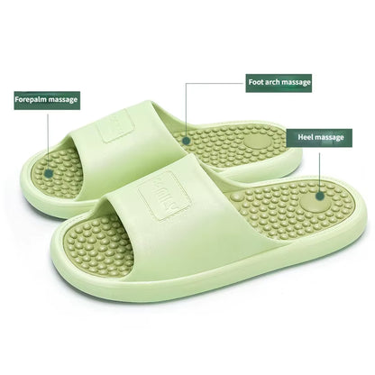 Home Slipper Woman Cloud Summer Sandals Massage Men Flip Flops Beach Slides Acupressure Shiatsu House Shoes Flat Eva Female